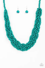Load image into Gallery viewer, Paparazzi - Tahiti Tropic - Green Wooden Bead Necklace - Klassy Jewelz Boutique
