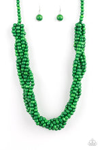 Load image into Gallery viewer, Paparazzi - Tahiti Tropic - Blue Wooden Bead Necklace - Klassy Jewelz Boutique