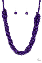 Load image into Gallery viewer, Paparazzi - Tahiti Tropic - Blue Wooden Bead Necklace - Klassy Jewelz Boutique