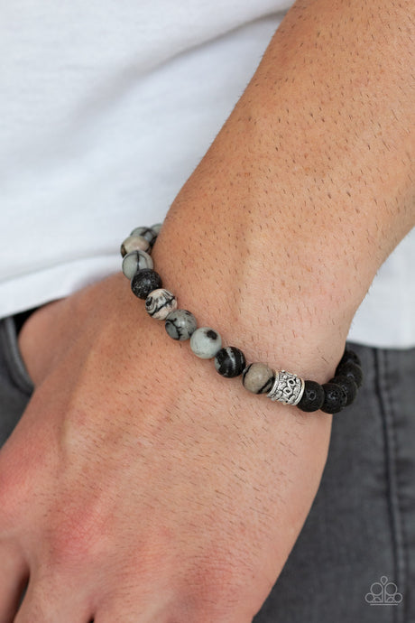 Paparazzi - Take It Easy - Black Urban Bracelet - Klassy Jewelz Boutique