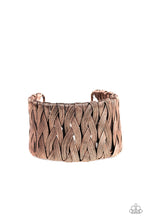 Load image into Gallery viewer, Paparazzi ~ Take It or WEAVE It ~ Copper Cuff Bracelet