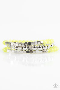 Paparazzi ~ Take Shape ~ Yellow Bracelet