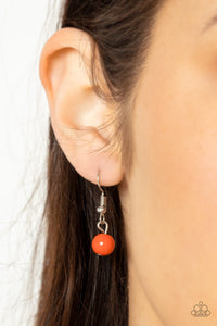 Paparazzi - Talisman Trendsetter - Orange Necklace Set