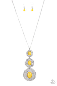 Paparazzi ~ Talisman Trendsetter ~ Yellow Necklace Set