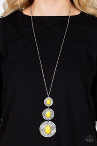 Paparazzi ~ Talisman Trendsetter ~ Yellow Necklace Set