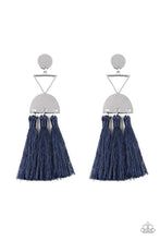 Load image into Gallery viewer, Paparazzi ~ Tassel Trippin ~ Blue Post Earrings