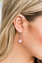 Load image into Gallery viewer, Paparazzi ~ Tasseled Tranquility ~ Pink Cat&#39;s Eye Stone Necklace Set (Fashion Fix Exclusive)