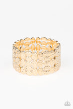 Load image into Gallery viewer, Paparazzi ~ Tectonic Texture ~ Gold Bracelet