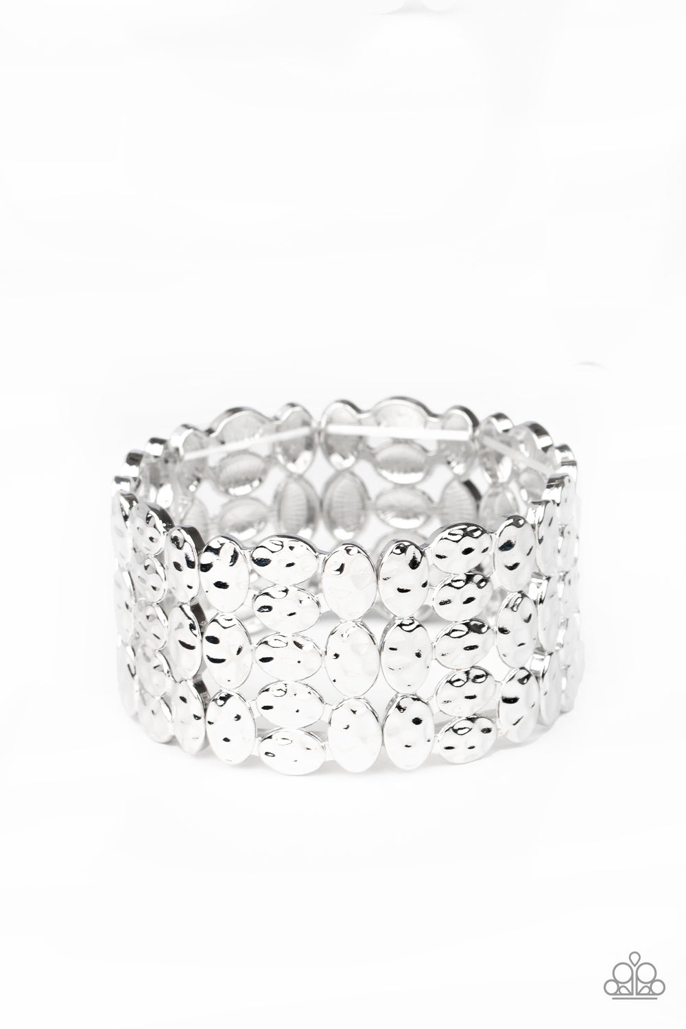 Paparazzi ~ Tectonic Texture ~ Silver Bracelet