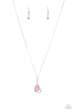 Load image into Gallery viewer, Paparazzi ~ Tell Me A Love Story ~ Pink Moonstone Necklace Set