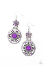 Load image into Gallery viewer, Paparazzi ~ Temple of The Sun ~ Purple Earrings