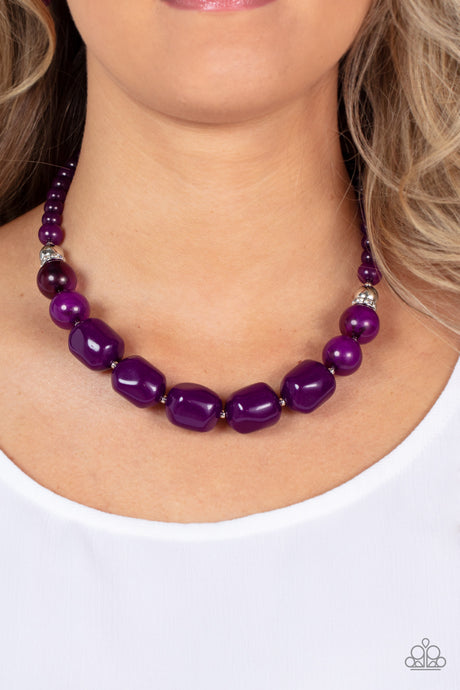 Paparazzi ~ Ten Out of TENACIOUS ~ Purple Necklace Set