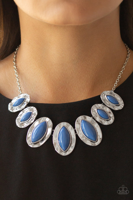 Paparazzi ~ Terra Color ~ Blue Beaded Necklace Set