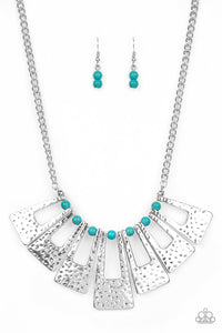 Paparazzi ~ Terra Takeover ~ Blue Necklace Set