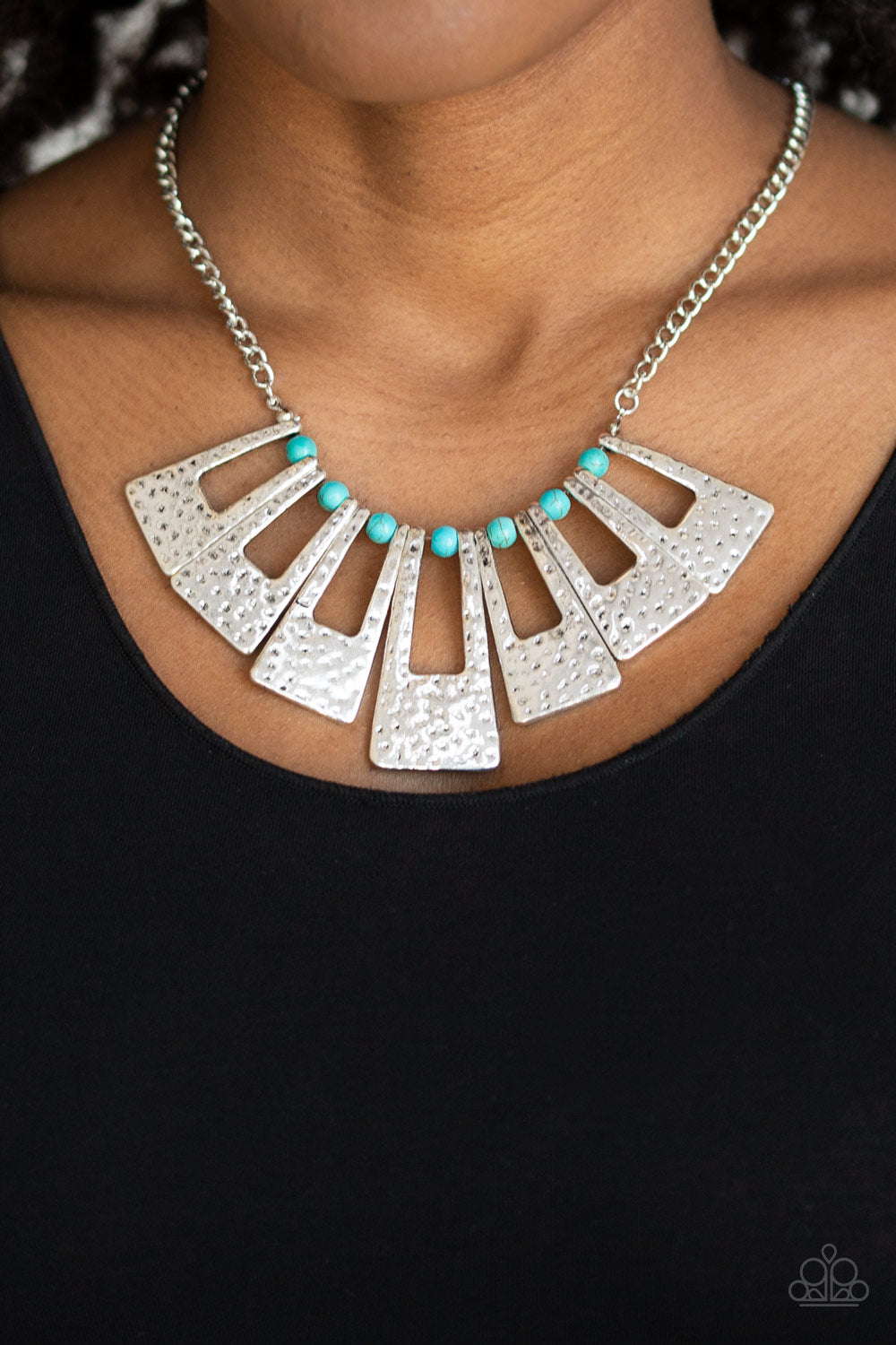 Paparazzi ~ Terra Takeover ~ Blue Necklace Set