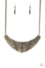 Load image into Gallery viewer, Paparazzi ~ Terra Trailbreaker ~ Brass Necklace Set