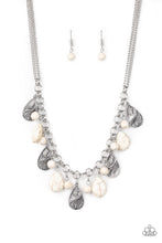 Load image into Gallery viewer, Paparazzi ~ Terra Tranquility ~ White Necklace Set