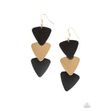 Load image into Gallery viewer, Paparazzi ~ Terra Trek ~ Black Earrings