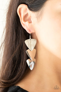 Paparazzi ~ Terra Trek ~ Silver Earrings