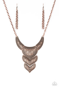 Paparazzi ~ Texas Temptress ~ Copper Necklace Set