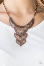 Load image into Gallery viewer, Paparazzi ~ Texas Temptress ~ Copper Necklace Set