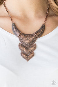 Paparazzi ~ Texas Temptress ~ Copper Necklace Set