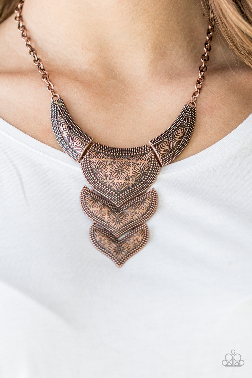 Paparazzi ~ Texas Temptress ~ Copper Necklace Set