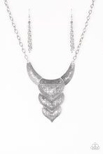 Load image into Gallery viewer, Paparazzi ~ Texas Temptress ~ Silver Necklace Set
