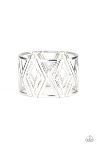 Paparazzi ~ Textile Tango ~ Silver Bracelet