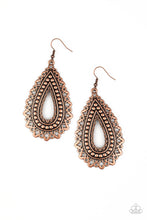 Load image into Gallery viewer, Paparazzi ~ Texture Garden ~ Copper Earrings