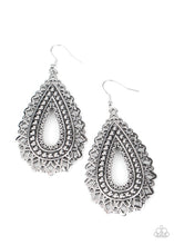Load image into Gallery viewer, Paparazzi ~ Texture Garden ~ Silver Earrings