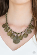 Load image into Gallery viewer, Paparazzi ~ Texture Storm ~ Brass Necklace Set