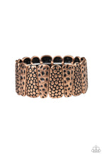 Load image into Gallery viewer, Paparazzi ~ Texture Takedown ~ Copper Bracelet
