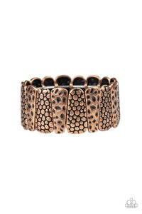 Paparazzi ~ Texture Takedown ~ Copper Bracelet