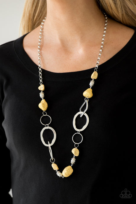 Paparazzi ~ Thats TERRA-ific! ~ Yellow Necklace Set
