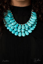 Load image into Gallery viewer, Paparazzi ~ &quot;The Amy&quot; ~ ZI Collection ~ Turquoise Necklace Set