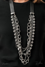 Load image into Gallery viewer, Paparazzi ~ &quot;The Arlingto&quot; ~ ZI Collection ~ Gunmetal and Silver Necklace Set