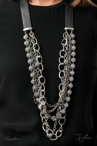 Paparazzi ~ "The Arlingto" ~ ZI Collection ~ Gunmetal and Silver Necklace Set
