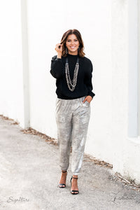Paparazzi ~ "The Arlingto" ~ ZI Collection ~ Gunmetal and Silver Necklace Set