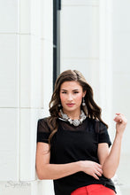 Load image into Gallery viewer, Paparazzi ~ &quot;The Barbara&quot; ~ ZI Collection ~ Silver Necklace Set