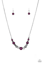 Load image into Gallery viewer, Paparazzi ~ The Big-Leaguer ~ Purple Necklace Set