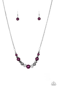 Paparazzi ~ The Big-Leaguer ~ Purple Necklace Set