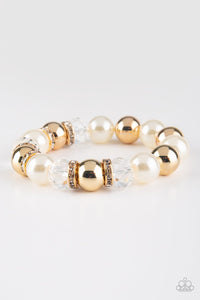 Paparazzi ~ The Camera Never Lies ~ Gold Necklace and Bracelet Set