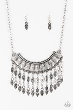 Load image into Gallery viewer, Paparazzi ~ The Desert Is Calling ~ Silver Necklace Set