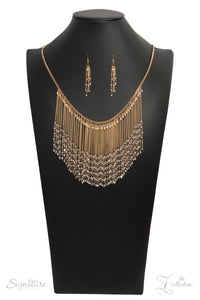 Paparazzi ~ "The Donnalee" ~ ZI Collection ~ Gold Necklace Set