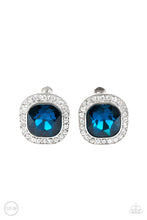 Load image into Gallery viewer, Paparazzi ~ The Fame Game ~ Blue Clip-On Earrings