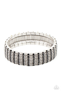 Paparazzi ~ The GRIT Factor ~ Black Bracelet
