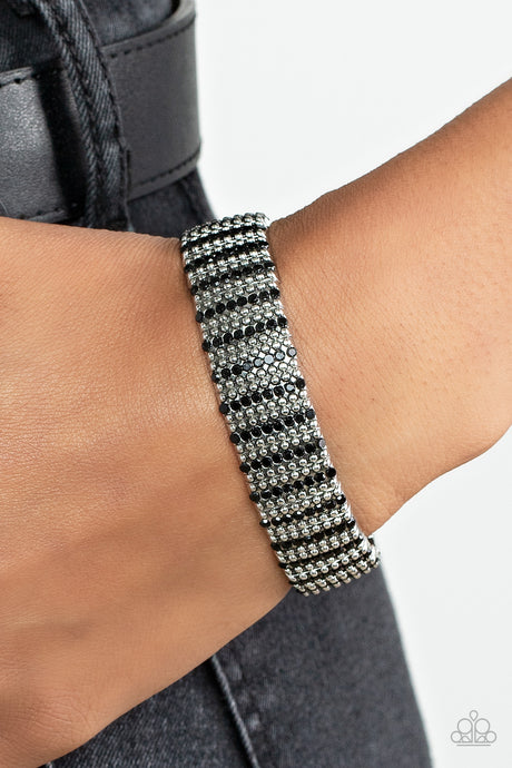 Paparazzi ~ The GRIT Factor ~ Black Bracelet