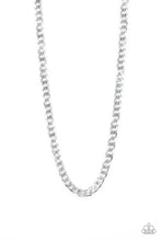 Load image into Gallery viewer, Paparazzi ~ The Game CHAIN-ger ~ Men&#39;s Silver Urban Necklace