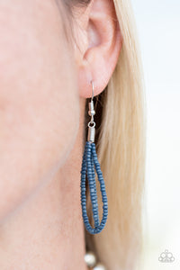 Paparazzi ~ The Great Outback ~ Blue Seed Bead Necklace Set